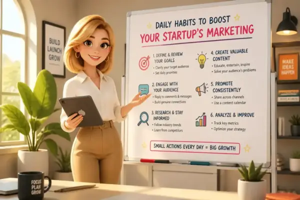 Daily Habits to Boost Your Startup's Marketing