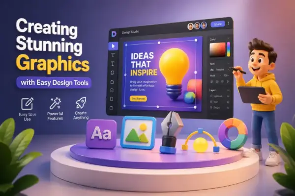 Creating Stunning Graphics with Easy Design Tools