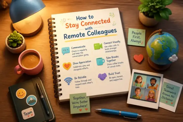 How to Stay Connected with Remote Colleagues