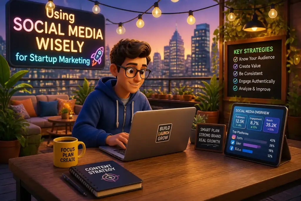 Using Social Media Wisely for Startup Marketing